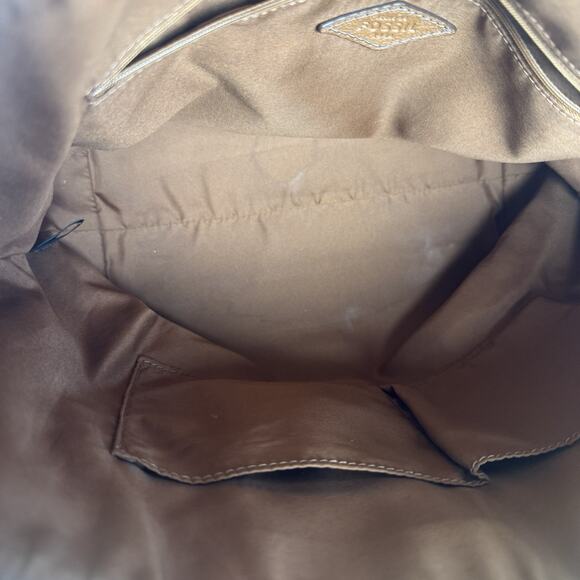 Fossil Mimi Brown Pebble Leather Shopper Tote Handbag Purse Shoulder Bag - Picture 8 of 16